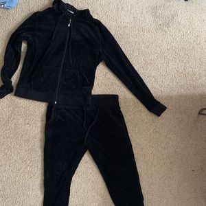 Fashion Nova Velvet Sweat Suit